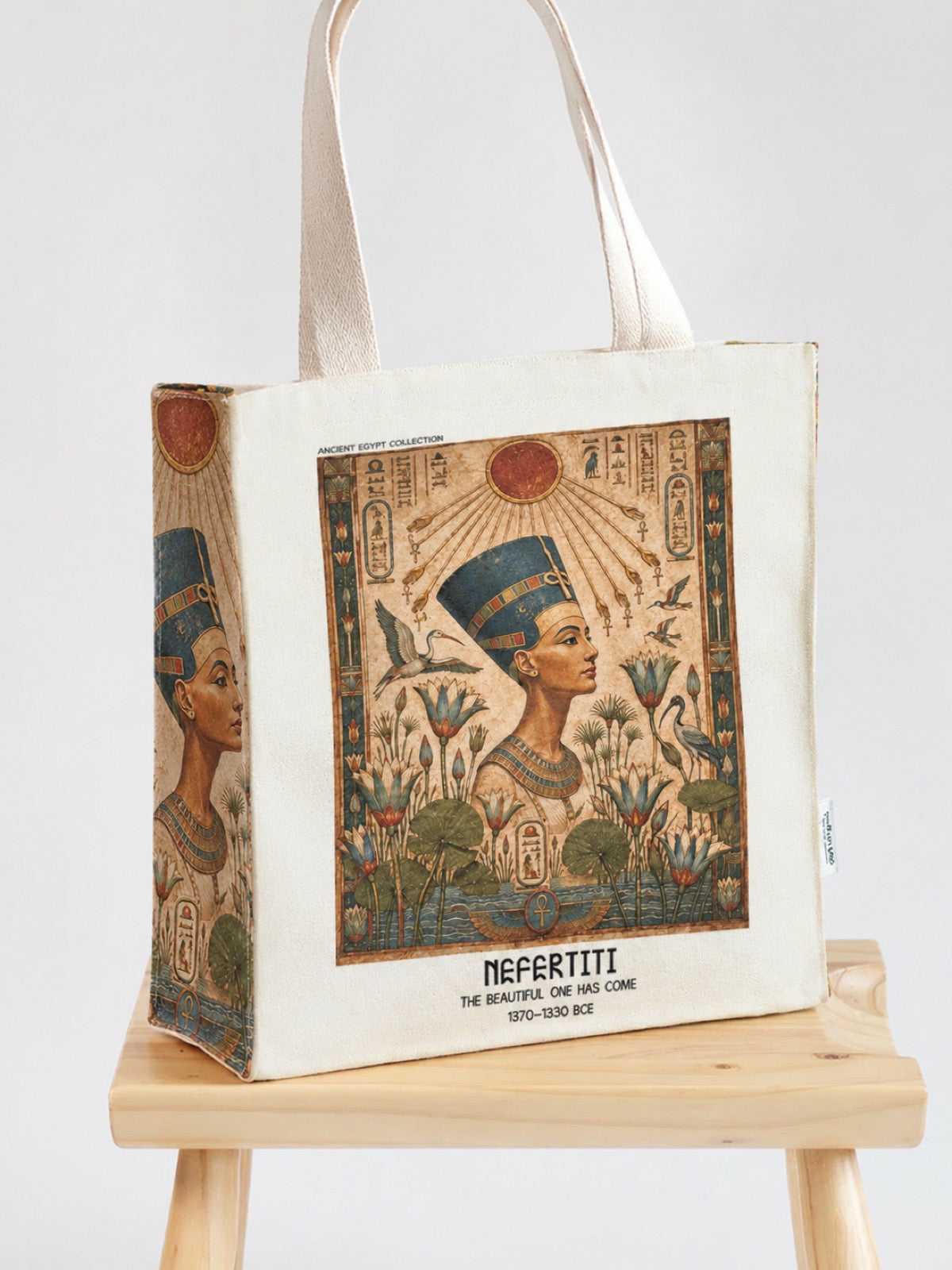 Nefertiti - Tote Bag - Artsy Tote Bag | My Turtle